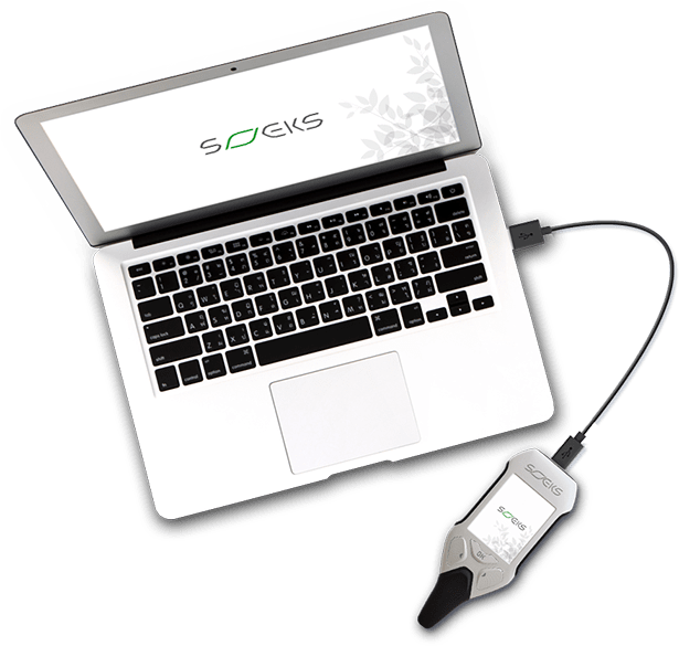 SOEKS EcoVisor F4 connects to your computer